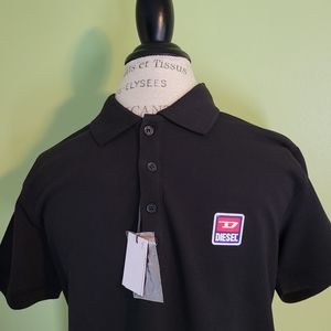 Black diesel polo shirt